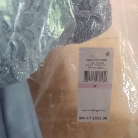 Brand New Alex Evenings Two Piece Evening Dress with Jacket - Picture 8 of 8